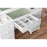 Penteadeira 9 Gavetas Espelho Led Banqueta Inclusa Pintura Uv Corrediças Telescópicas Compre Já - 4