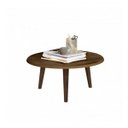 Ver imagem 7 de Sala de Estar Completa Painel com 2 Nichos, Mesa de Centro Redonda e Rack 1 Porta Espresso Móveis