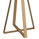 Ver imagem 3 de Conjunto com 02 Mesas Laterais 40cm e 45cm Pés Metálicos 27958 Artesano - Hanover/dourado