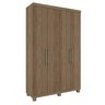 Guarda-Roupa 4 Portas 2 Gavetas Paranoá Móveis Rimo Freijó/Freijó - 1