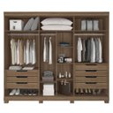 Ver imagem 2 de Guarda-Roupa 6 Portas 7 Gavetas Guarapari Plus Móveis Rimo Freijó/Freijó