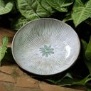 Ver imagem 4 de Prato Fundo Bio Evergreen Cerâmica Stoneware 22,5cm 1 Unidade Verde e Branco Porto Brasil