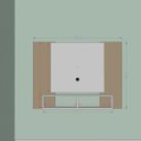 Ver imagem 6 de Sala de Estar Completa Espresso Móveis com Painel, Rack e Mesa 376610