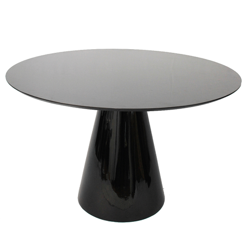 Mesa de Jantar Cone 70 Cm Laqueada Personal Decor Mesa de Jantar Cone Laminada Redonda