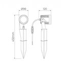 Ver imagem 4 de Espeto para Jardim Stella S.Ground LED com Antiofuscante 18,5W Bivolt Preto 3000k - Luz Amarela