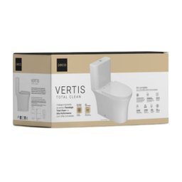 Kit Completo Bacia com Caixa Acoplada Vertis Total Clean Branco Deca - 4