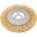 Ver imagem 1 de Escova Circular Ondulada 4x1/2 Furo 1/2 Aço Carbono Latona