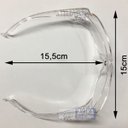 Ver imagem 4 de Óculos Segurança Epi 3m Vision 2000 Anti Riscos Incolor Ca 1