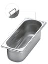 Ver imagem 1 de Cuba Tramontina 2/8 em Aço Inox com Alças Móveis Profundidade 65 Mm - Aço 304 61067060