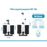 Bio filtro interno de esponja espuma grande wf-180 aquario - 2