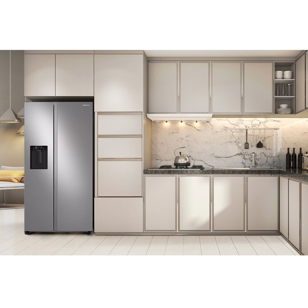 Geladeira RS60T Side by Side Frost Free 602 Litros Inox Look Samsung - 11