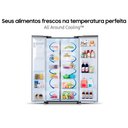 Ver imagem 4 de Geladeira RS60T Side by Side Frost Free 602 Litros Inox Look Samsung