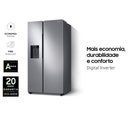 Ver imagem 5 de Geladeira RS60T Side by Side Frost Free 602 Litros Inox Look Samsung