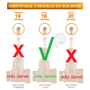 Ver imagem 1 de Acabamento Registro Quadrado Abs Preto Padrão Deca Preto