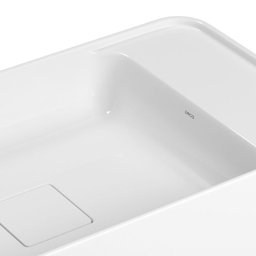 Cuba de Apoio Deca Slim 50x30 L.43050.md.17 Retangular com Mesa À Direita Branca - 2