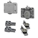 Ver imagem 1 de Sistema Deslizante Ro 65 Prime (60 Kg) com Guia 4013 Sobreposto Prata para 01 Porta Rometal 01 Kit