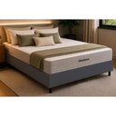 Ver imagem 1 de Cama Box Crc Casal +Colchão Molas Ensacadas Venno Ortobom 138x188