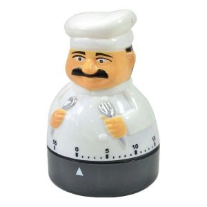Temporizador Timer Cozinha Manual Formato Cozinheiro 60 Min
