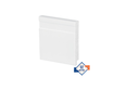 Ver imagem 1 de Rodapé Poliestireno 07cm Frisado Slim Branco 51907 Arquitech 2 M
