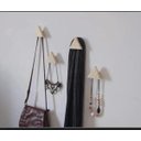 Ver imagem 1 de Kit 4 Pendurador Gancho Cabideiro De Roupa Rustico Triangulo, Multiuso Para parede