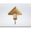 Ver imagem 2 de Kit 4 Pendurador Gancho Cabideiro De Roupa Rustico Triangulo, Multiuso Para parede