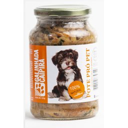 Kit Ração Comida Cães 100% Natural Úmida C/ 8 Pote Pró Pet 535g Misto Galinhada e Tropeiro C/ Carne - 3
