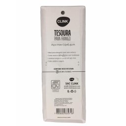 Tesoura para Frango Trinchante Multifunção Aço Inox Clink - 8