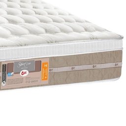 Box Baú King Sintético Branco + Colchão Castor King Silver Star Mola Pocket Air One Face 193x203x032 - 4