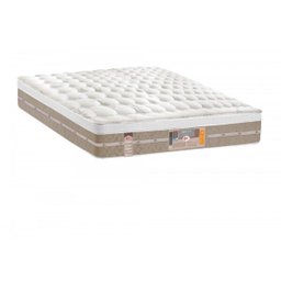 Box Baú King Sintético Branco + Colchão Castor King Silver Star Mola Pocket Air One Face 193x203x032 - 2