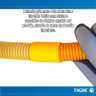 Kit 5 Luva Pressão Emenda para Eletrodutos Tflex Pvc Amarelo Instalações Elétricas 1/2" 20mm - 3