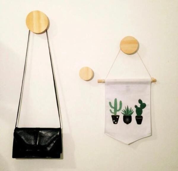 Kit 4 Circulos para Pendurar Bolsas, Roupas, Chaves, Etc - 1