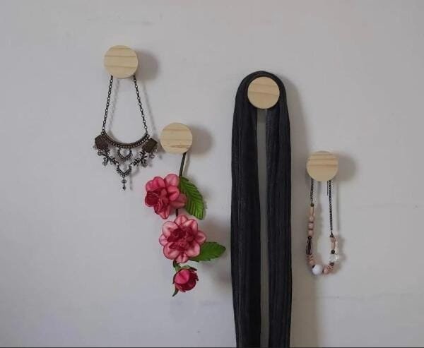 Kit 4 Circulos para Pendurar Bolsas, Roupas, Chaves, Etc - 3