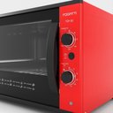 Ver imagem 3 de Forno Fogatti Elétrico Bancada Top 60litros Vermelho 110v