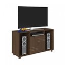 Ver imagem 4 de Sala de Estar Completa com Mesa, Rack e Painel Marrom Izzie Espresso Móveis