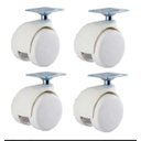 Ver imagem 3 de Suporte Deck Multiuso para Casa Organização e Decoração Jardim, Acompanha Quatro Rodinhas