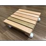 Suporte Deck Multiuso para Casa Organização e Decoração Jardim, Acompanha Quatro Rodinhas - 2