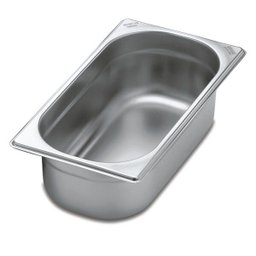 Cuba Tramontina 1/3 em Aço Inox sem Alças Profundidade 100 Mm - Aço 430 61055102 - 1