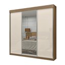 Ver imagem 1 de Guarda-roupa Navegantes - 3 Portas 3 Gavetas com Espelho Mdf - Móveis Marafon