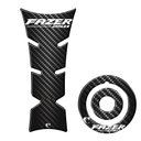 Ver imagem 1 de Kit Adesivo Resinado Protetor Tanque e Bocal Moto Yamaha Fazer 250 Teu Adesivo Carbono 1