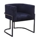 Ver imagem 1 de Poltrona Elegance Pé Preto Assento Preto 72x68x63cm