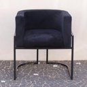 Ver imagem 3 de Poltrona Elegance Pé Preto Assento Preto 72x68x63cm