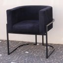 Ver imagem 4 de Poltrona Elegance Pé Preto Assento Preto 72x68x63cm