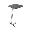 Ver imagem 4 de Mesa de Apoio para Sofá Bandeja Concreto Base Cromada