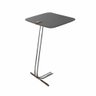 Mesa de Apoio para Sofá Bandeja Concreto Base Cromada - 4