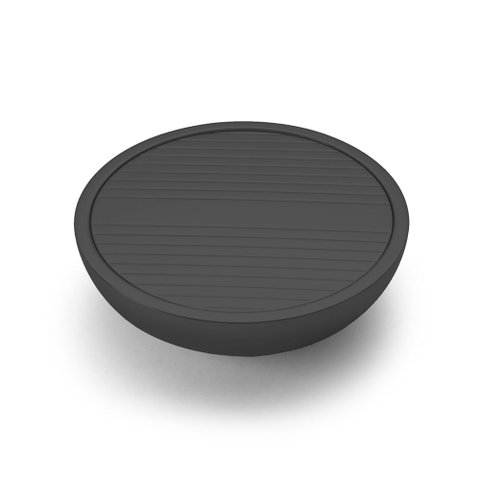 Puxador Ponto Pignatta Grande Preto Zen Design Zp5769g.24