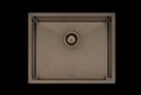 Ver imagem 4 de Cuba Tramontina Design Collection Quadrum em Aço Inox com Revestimento PVD Black 50x40 cm