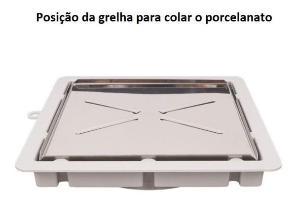 Ralo 15x15 Invisível Oculto Anti Inseto Inteligente Sifonado - 5