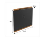 Ver mais imagens de Painel para Tv até 40 Polegadas Fit 90cm - Vianossa - Preto e Cedro