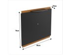 Ver mais imagens de Painel para Tv até 40 Polegadas Fit 90cm - Vianossa - Preto e Cedro