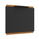 Ver imagem 4 de Painel para Tv até 40 Polegadas Fit 90cm - Vianossa - Preto e Cedro
